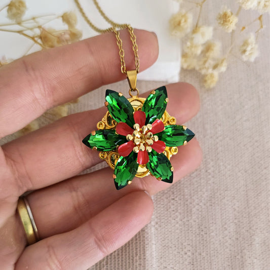 Collana Anastasia Together in Paris FERN GREEN D VETRO