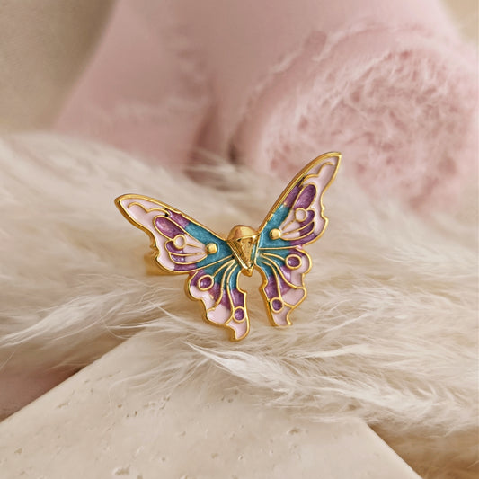 Anello Principessa Farfalla, Anello Pastello Mariposa, Anello Farfalla Mariposa, Anello Principessa Coquette, Anello Y2K // ELINA