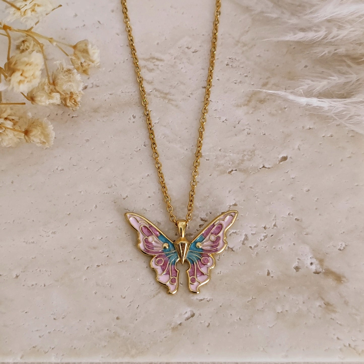 Fairy Pearls Princess Necklace, Mariposa and Pearls Necklace, PrincessCore Butterfly and Pearls Necklace, Coquette Aesthetic, Fairy Princess