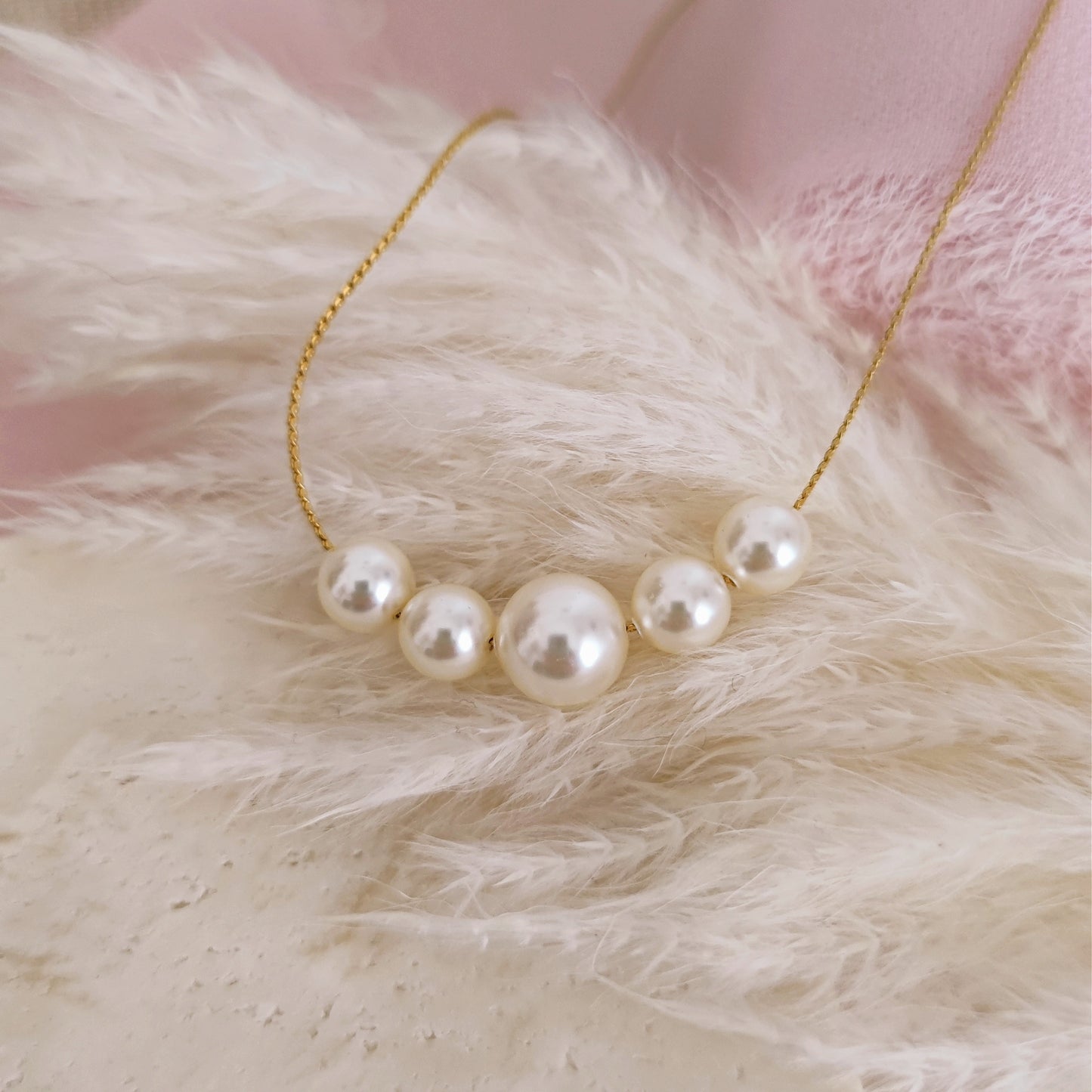 Fairy Pearls Princess Necklace, Mariposa and Pearls Necklace, PrincessCore Butterfly and Pearls Necklace, Coquette Aesthetic, Fairy Princess