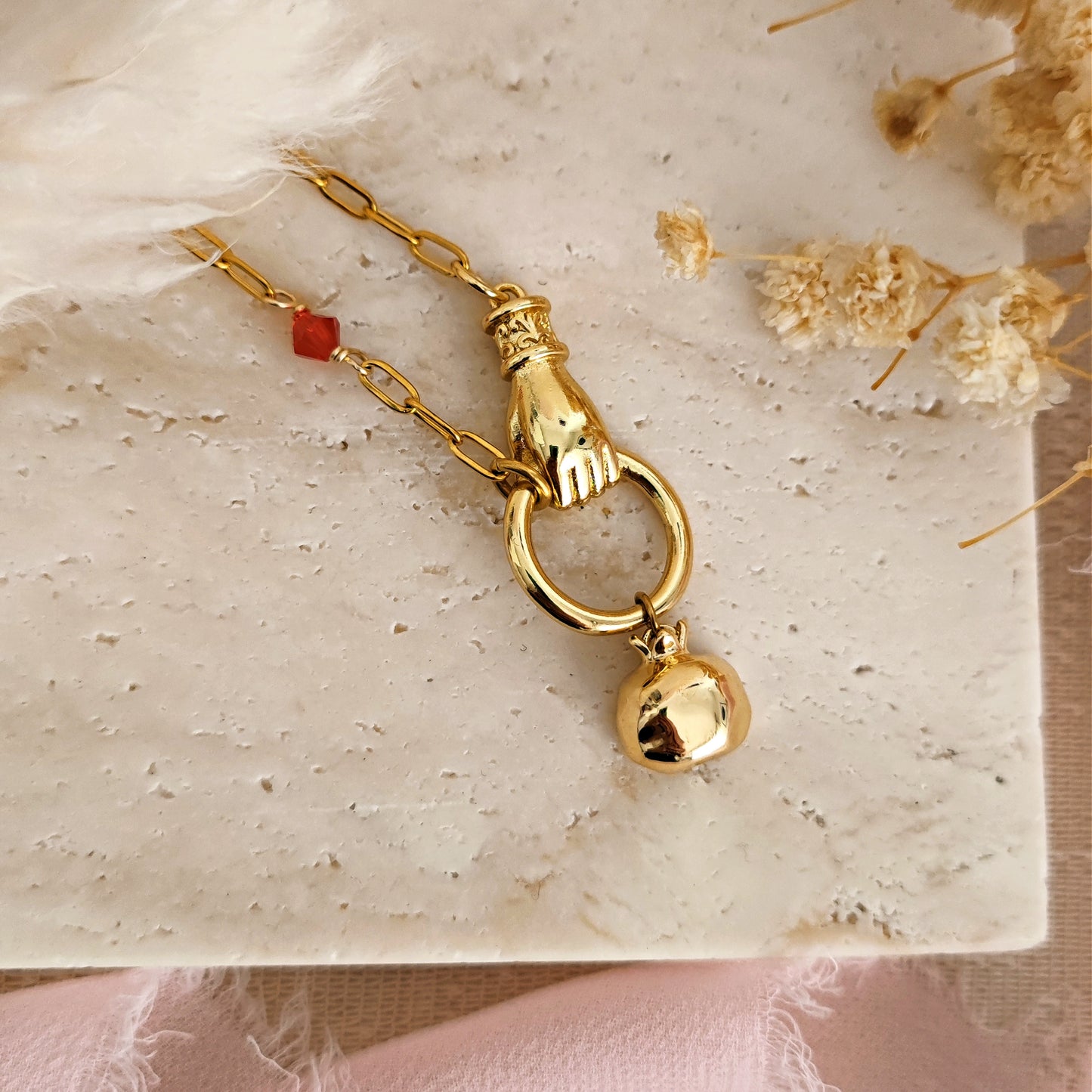 Collana Melograno Persefone e Ade
