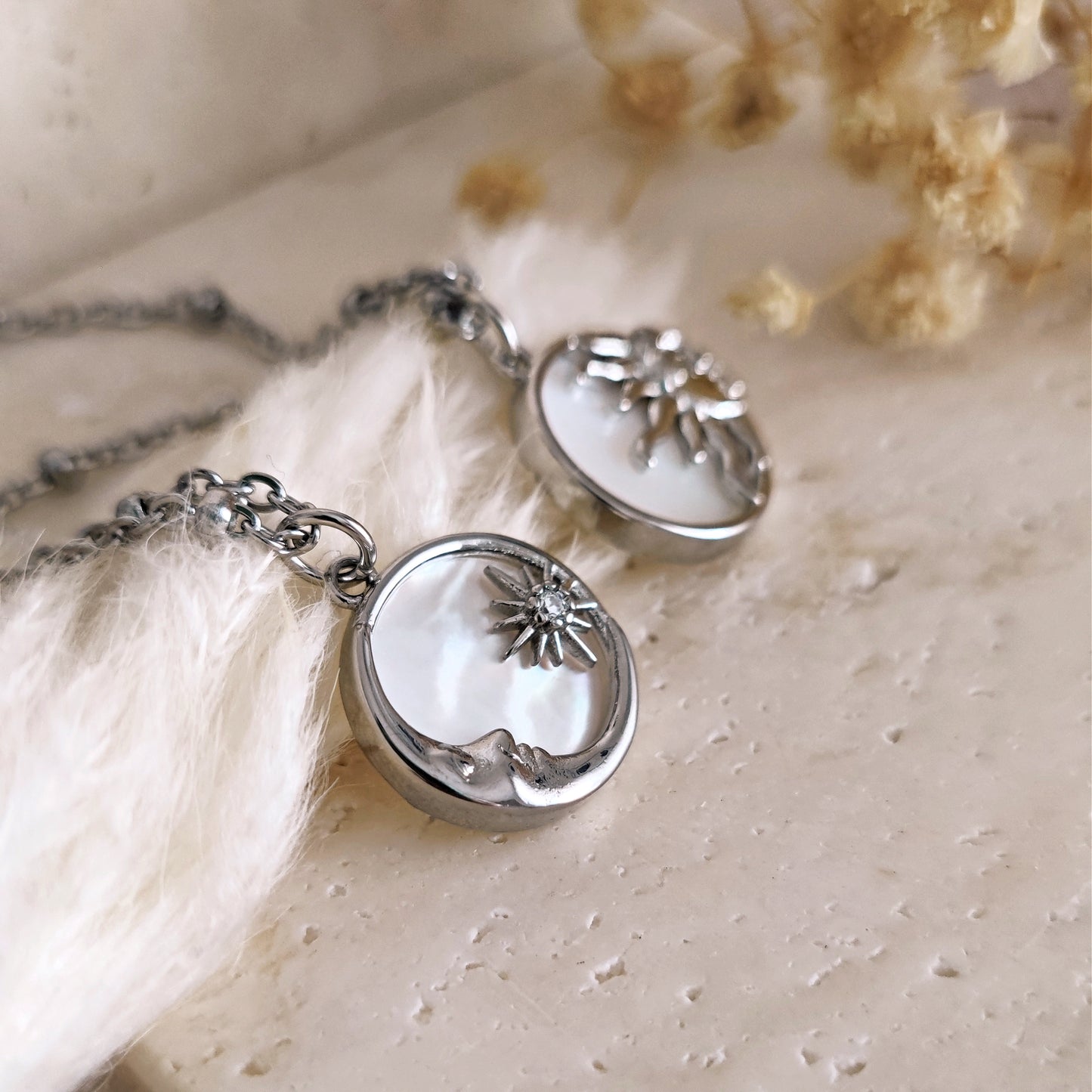 Collane friendship "My Sun" e "My Moon" - silver + gold