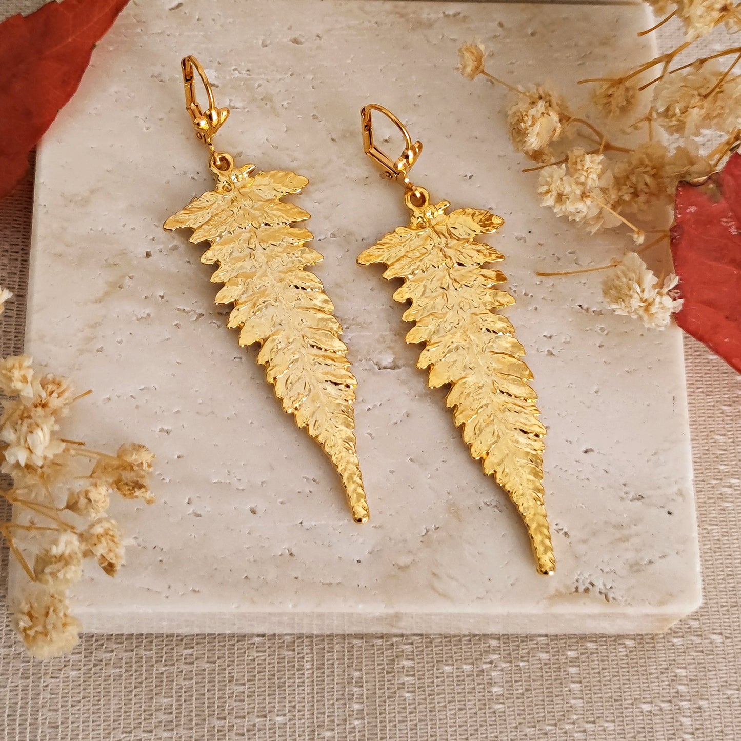 "Silvestris Fern" earrings