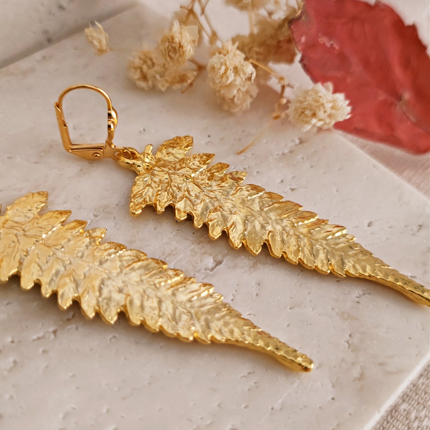 "Silvestris Fern" earrings