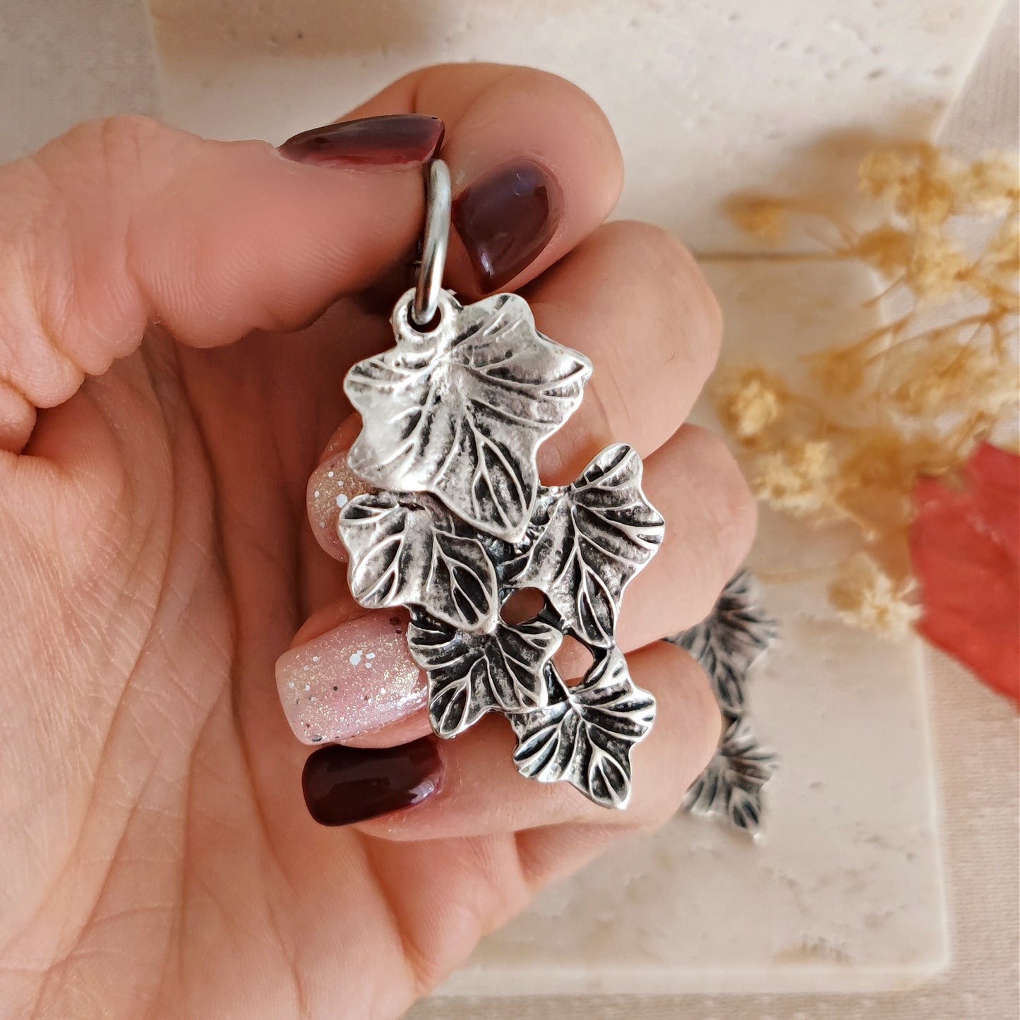 Orecchini edera "Ivy of the Forest"