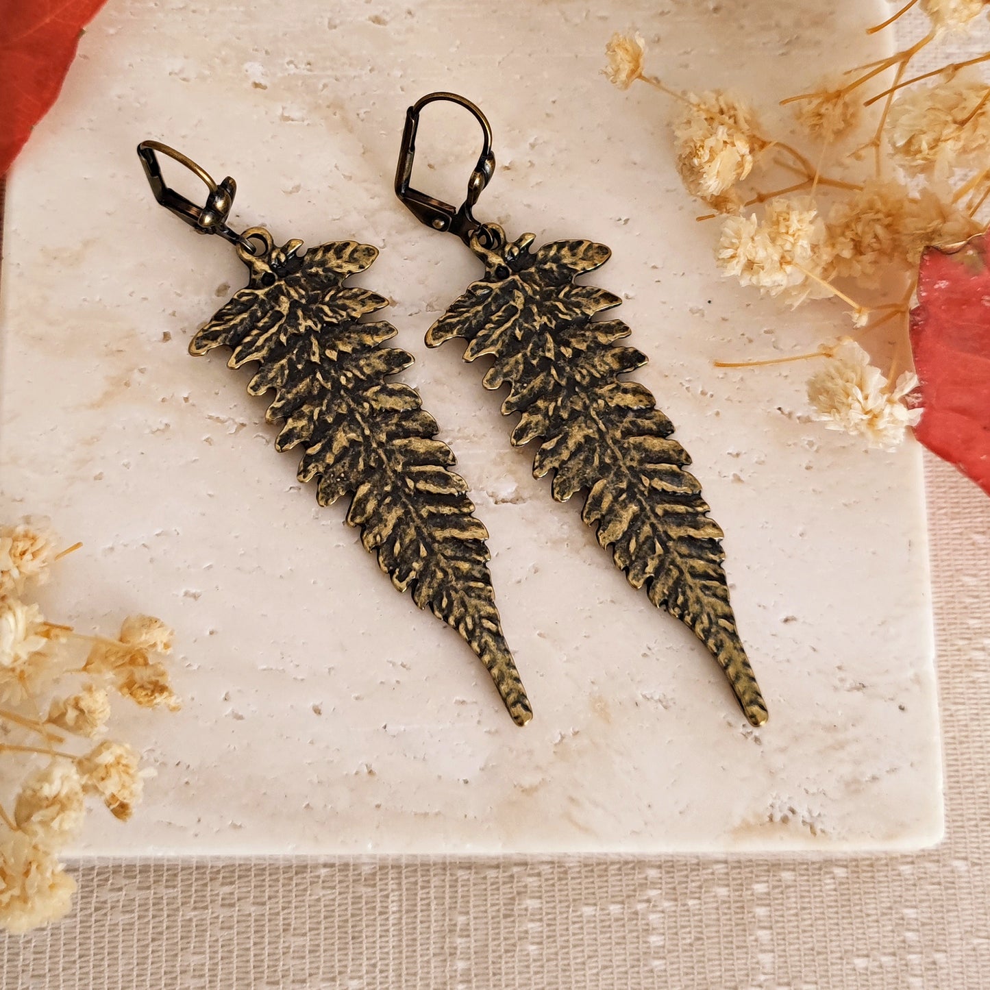 "Silvestris Fern" earrings