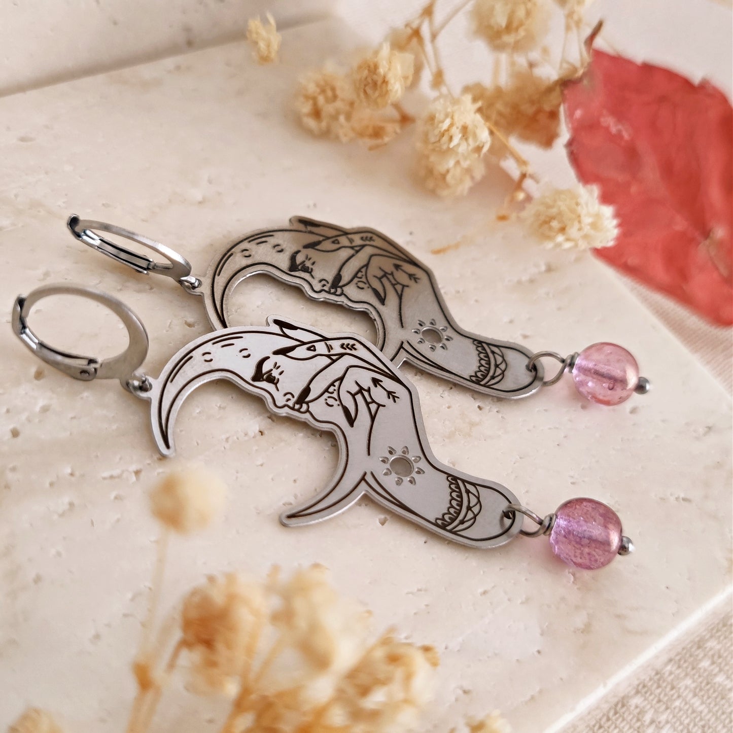 "Fortune Teller" chandelier earrings