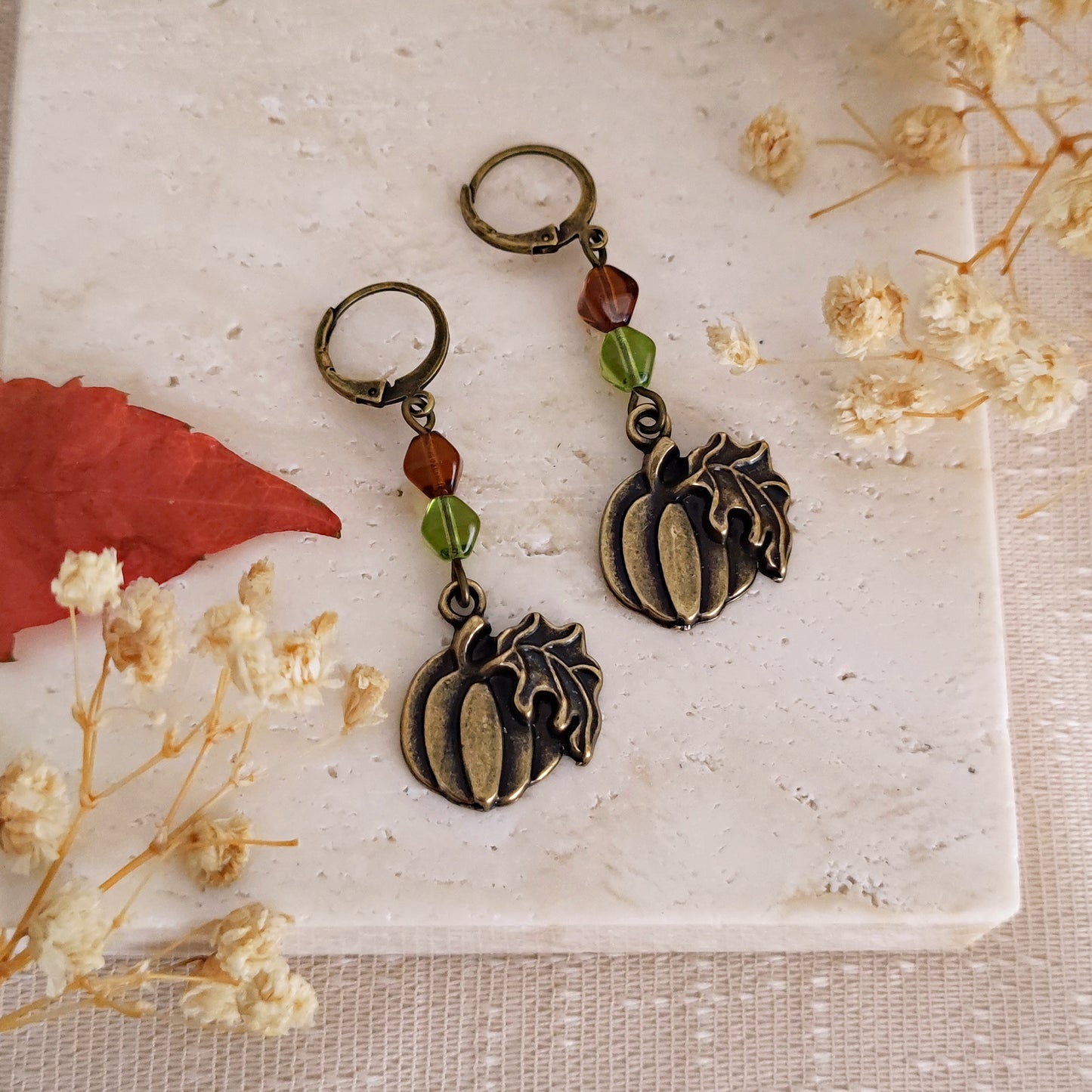 "Pumpkin Lovers" earrings