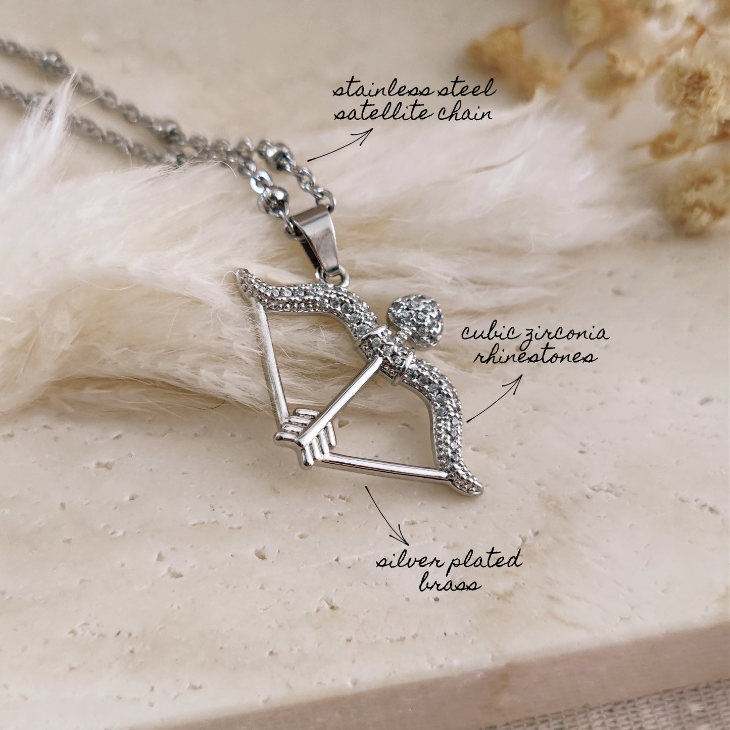 Collana Bookish "The Archer" - silver