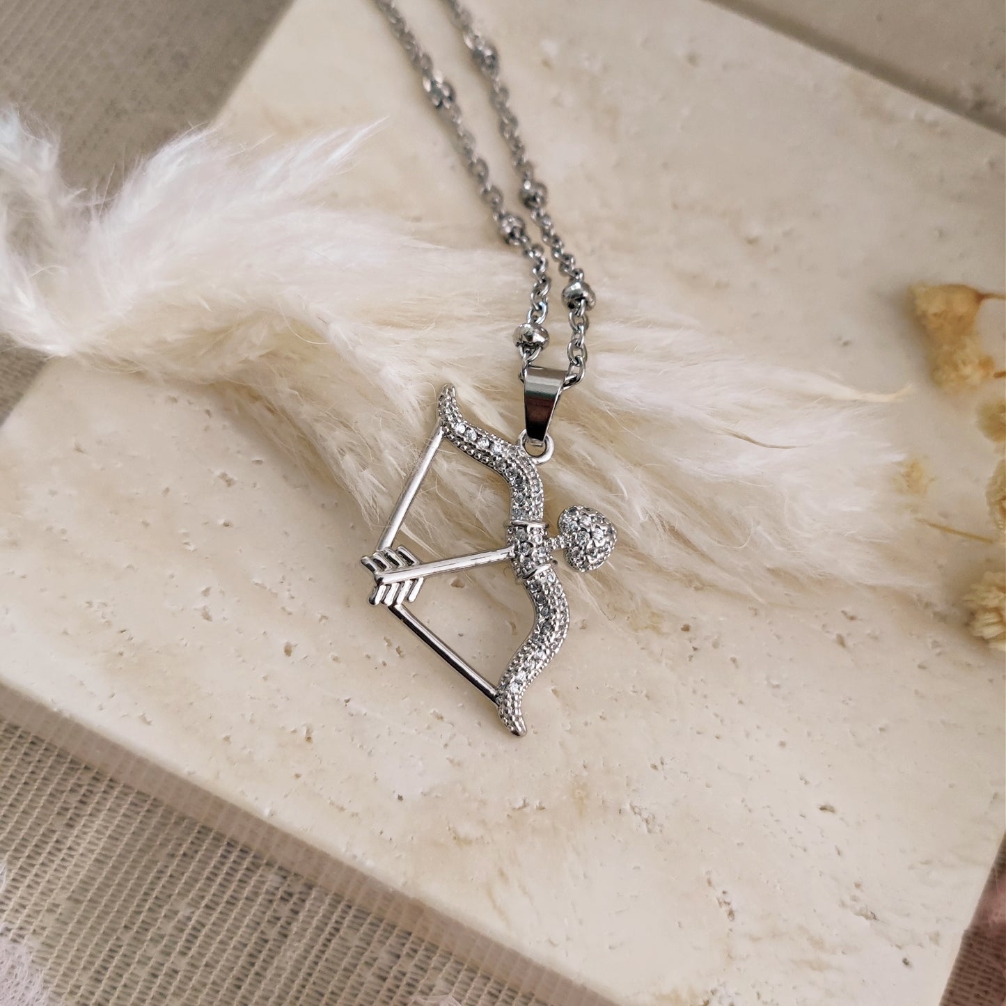 Collana Bookish "The Archer" - silver