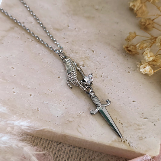 Collana Enemies to Lovers, Collana Book Lovers Bookaholic - silver