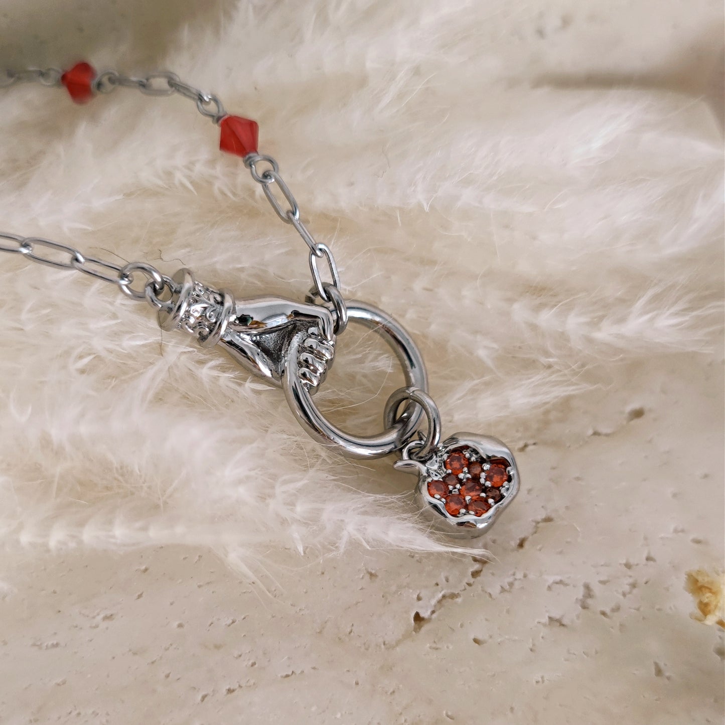 Collana Melograno Persefone e Ade