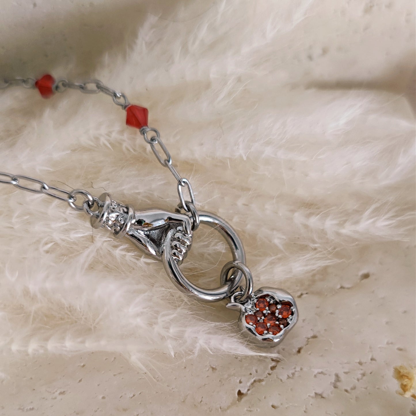 Collana Melograno Persefone e Ade
