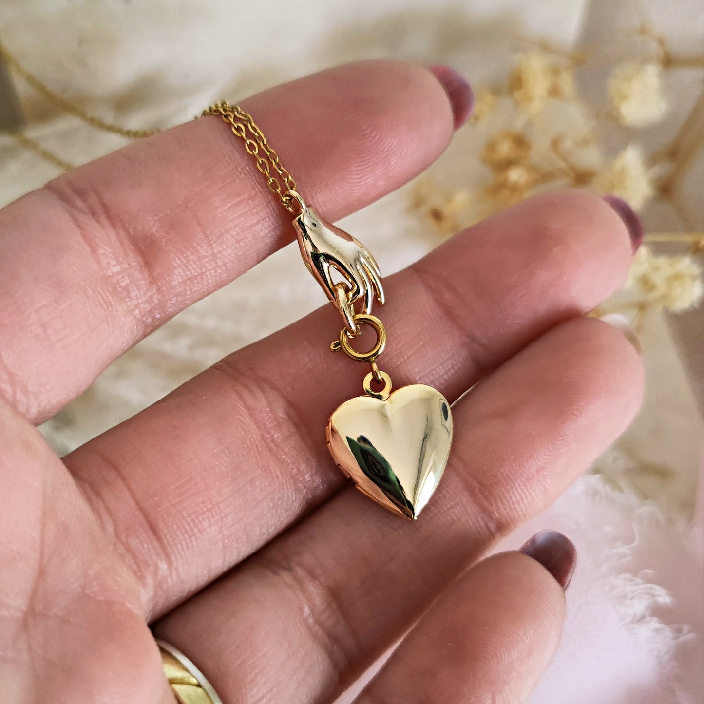 Collana "The Secret" con cuore apribile
