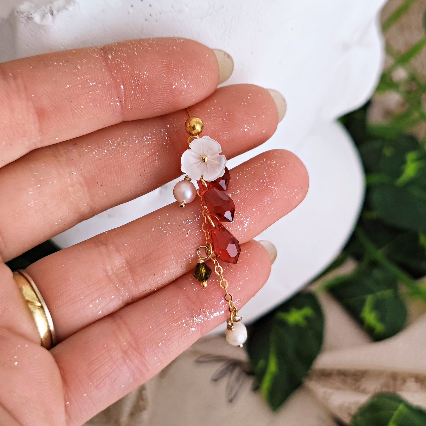 Orecchini "Persephone in the Garden"