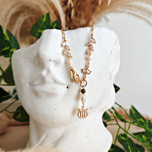 Collana choker "Achilles & Patroclus"