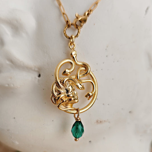 "Gorgoneion" Medusa Choker Necklace