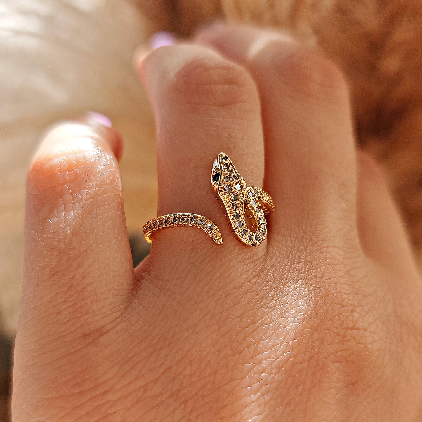 Anello serpente "Medusa"