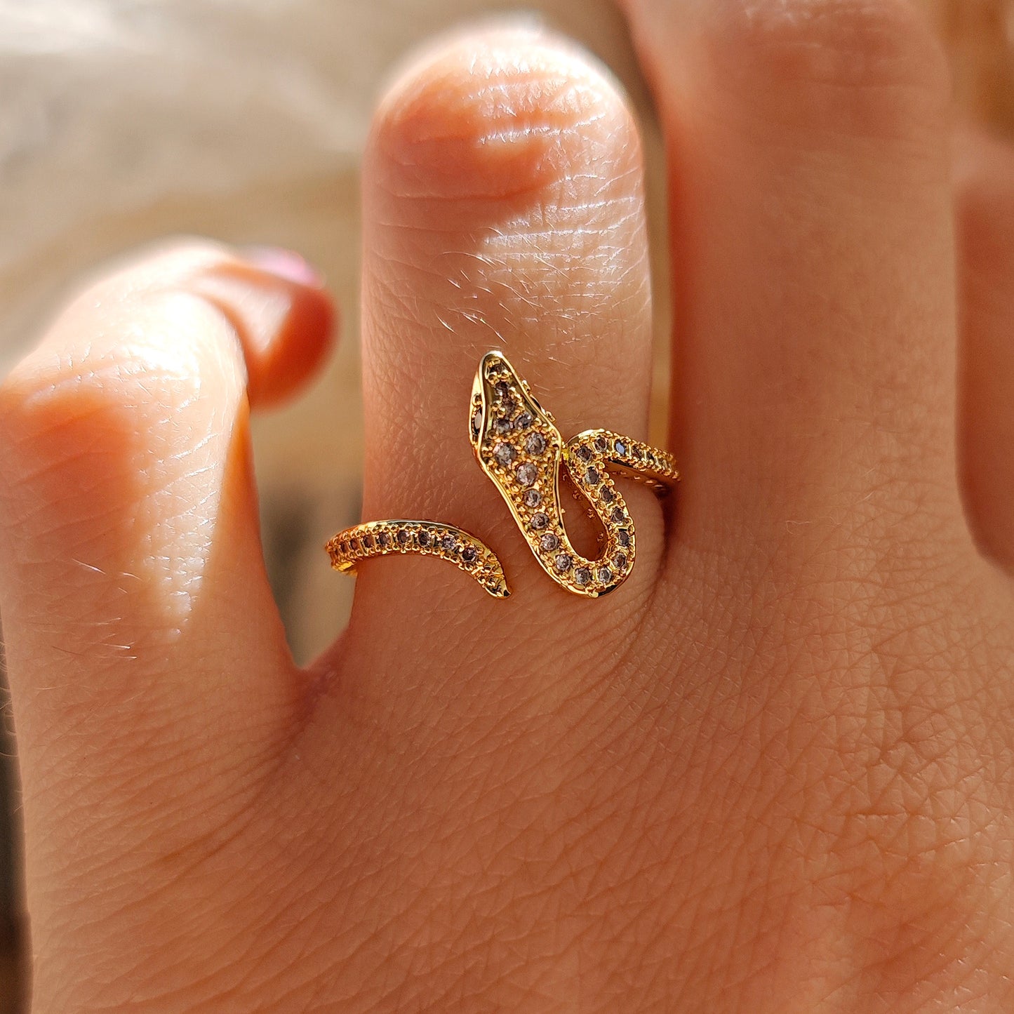 Anello serpente "Medusa"