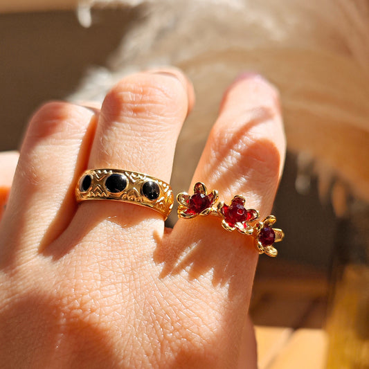 "Hades & Persephone" Couple Rings