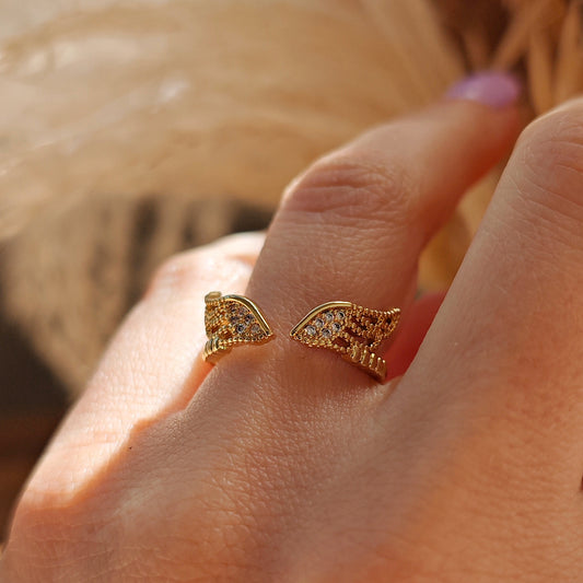 "Hermes" Winged Ring