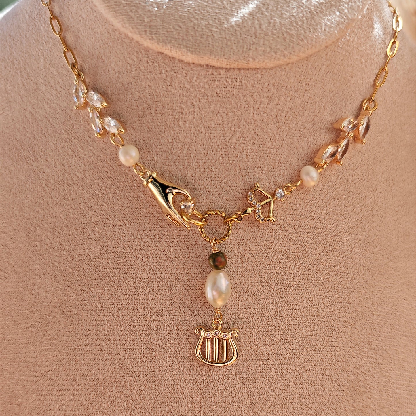 Collana choker "Achilles & Patroclus"