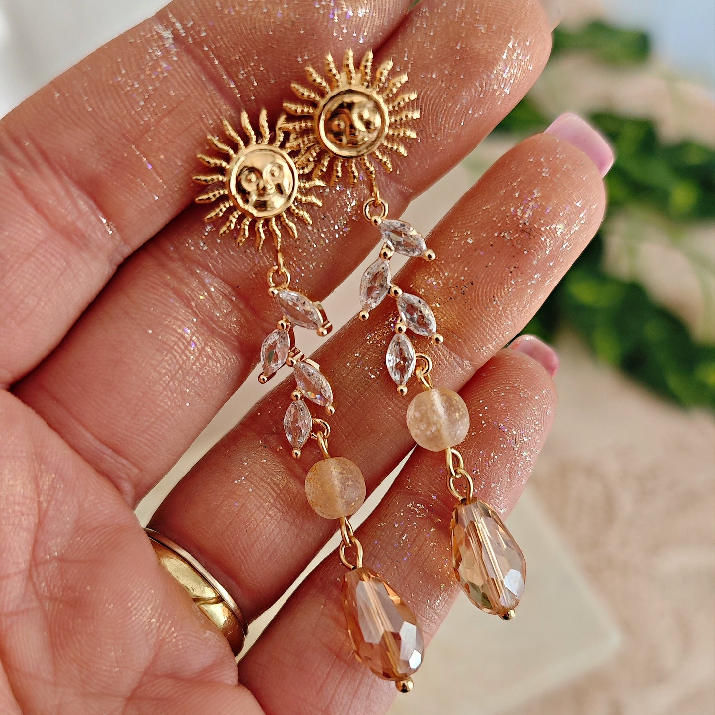 "Apollo, God of the Sun" Earrings