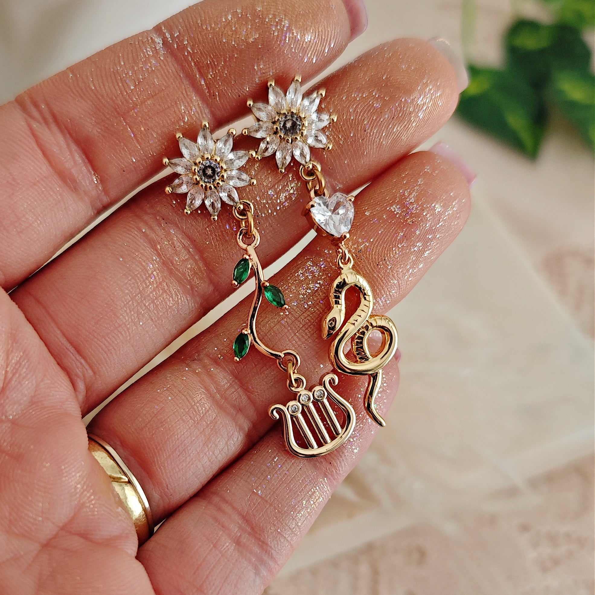 Orecchino Magic Fiore – Pensieri D'oro 19