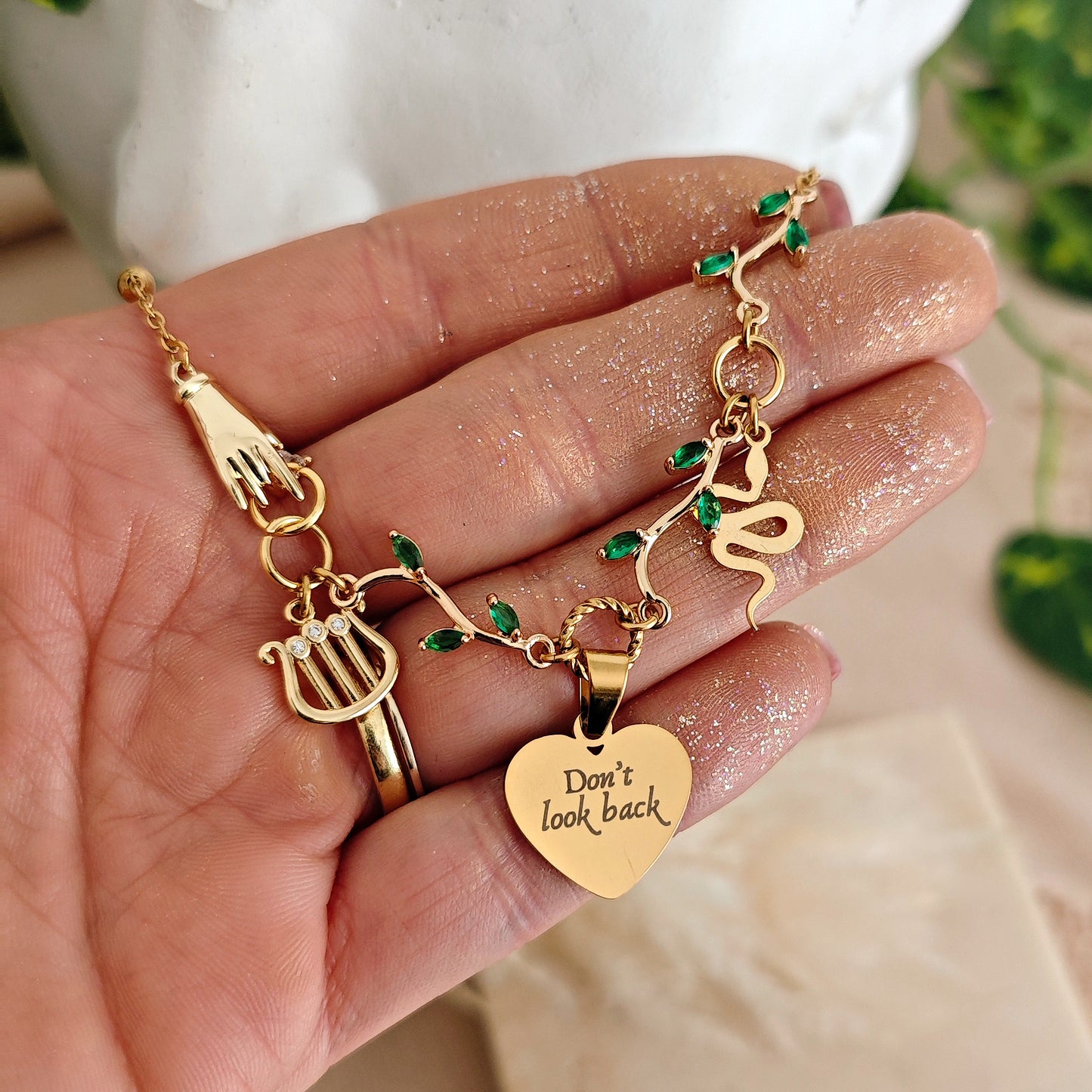 "Orpehus & Eurydice" choker necklace