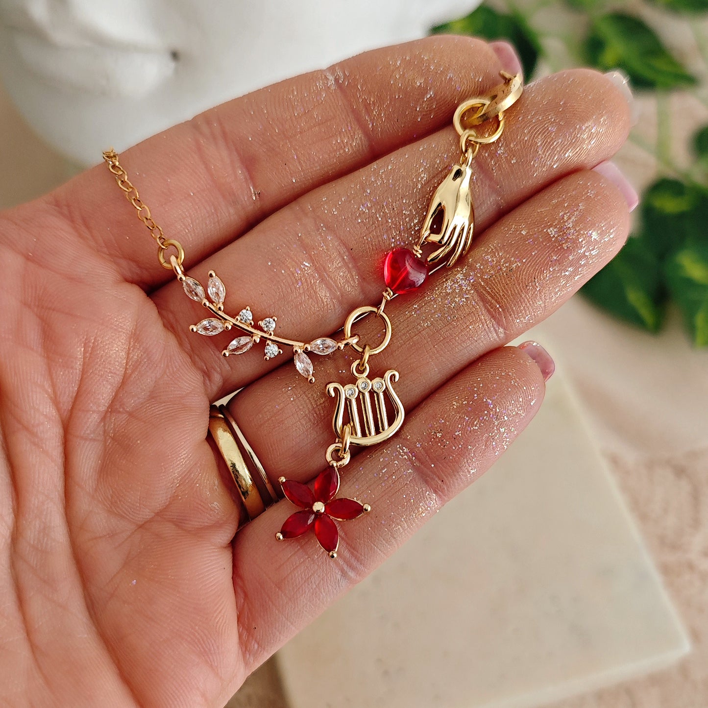 "Apollo & Hyacintus" Choker Necklace