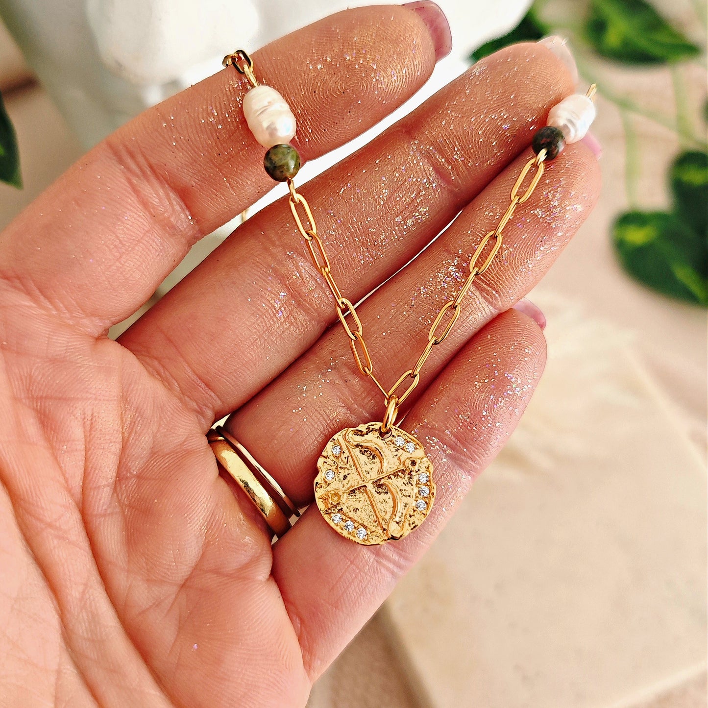 Collana choker "Achilles, Aristos Achaion"