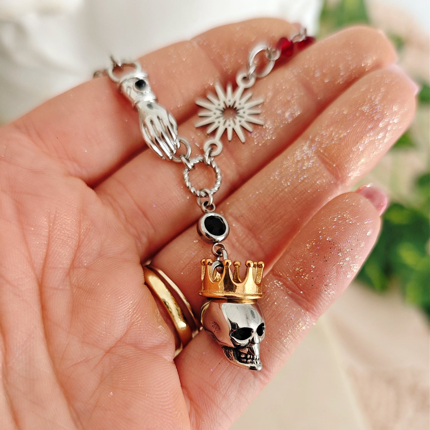 Collana choker "Hades, King of Underworld"