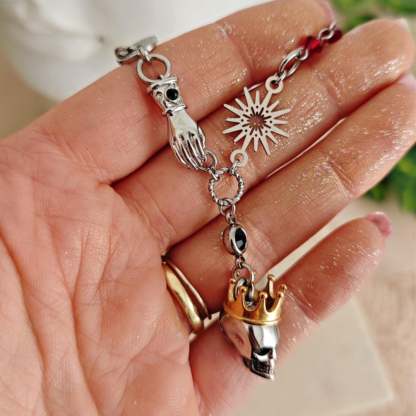 Collana choker "Hades, King of Underworld"