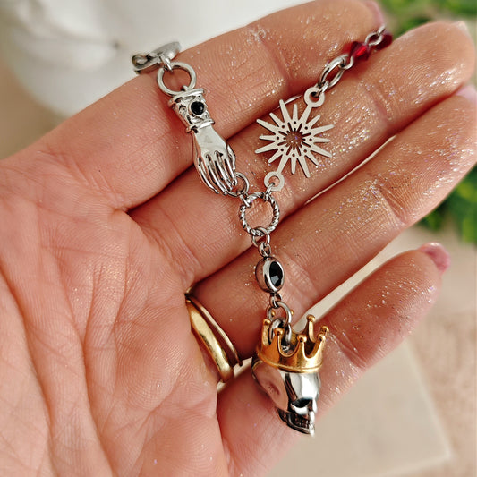 Collana choker "Hades, King of Underworld"