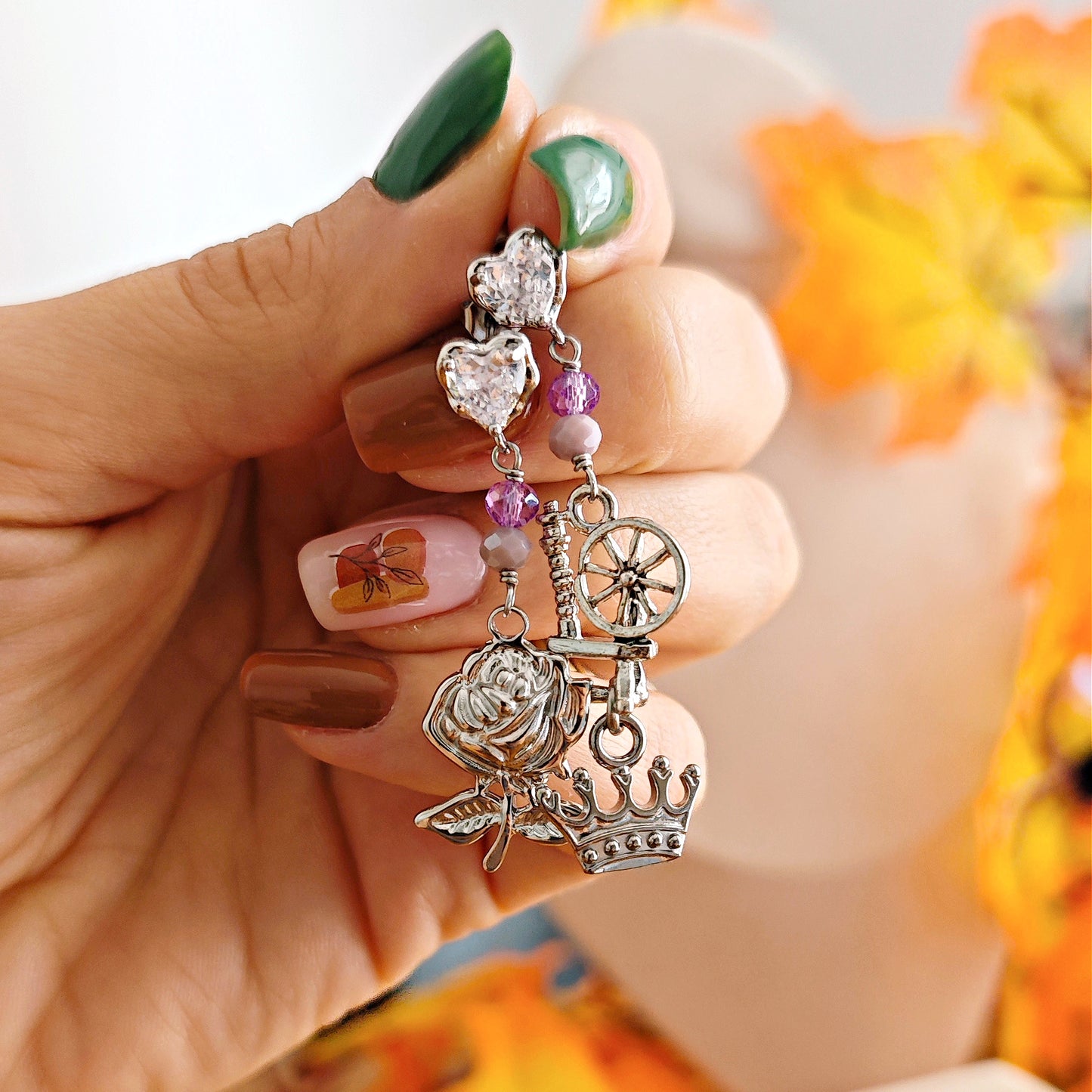 Orecchini "A Rose in the Castle"