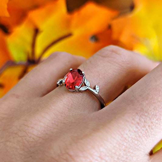 "Red Riding Hood" Ring,925 sterling silver
