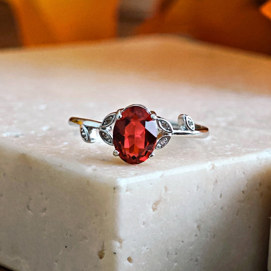 "Red Riding Hood" Ring,925 sterling silver