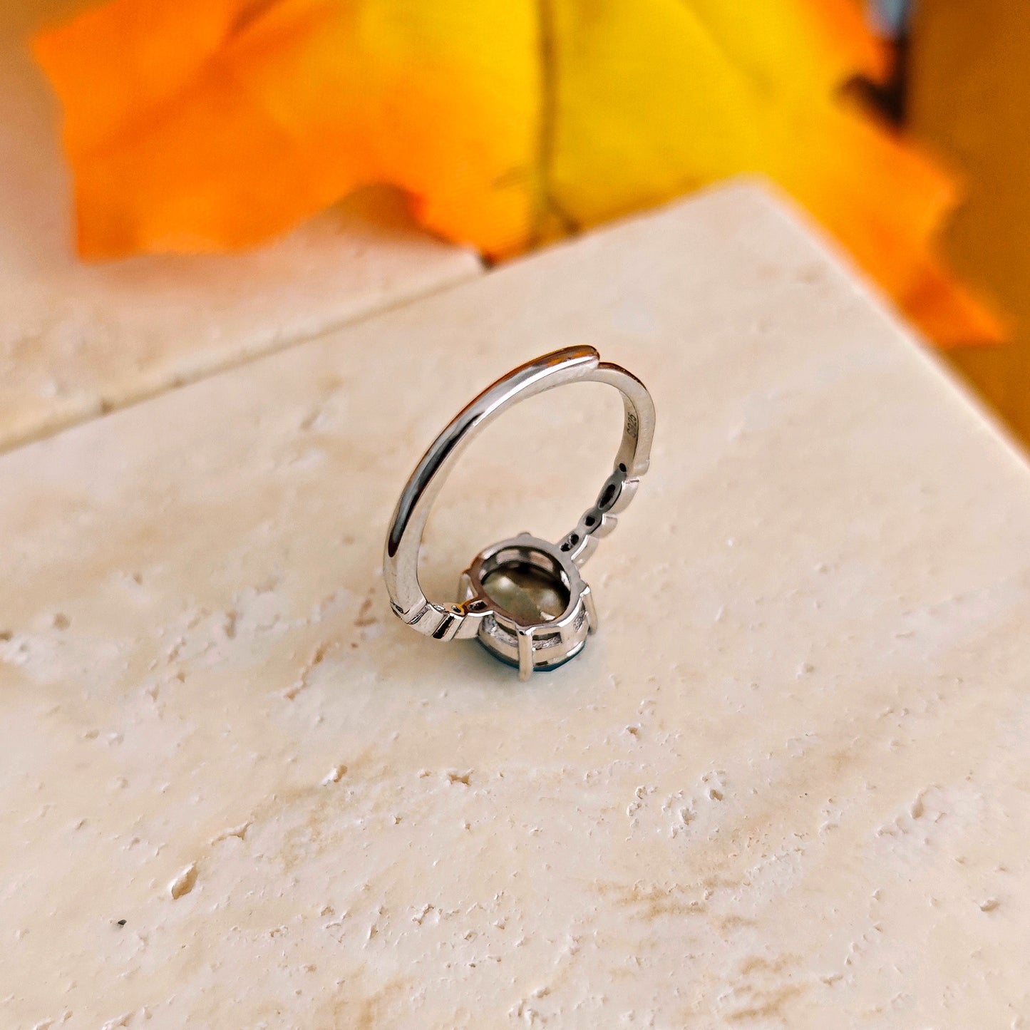 "Odette" Ring, 925 Sterling Silver