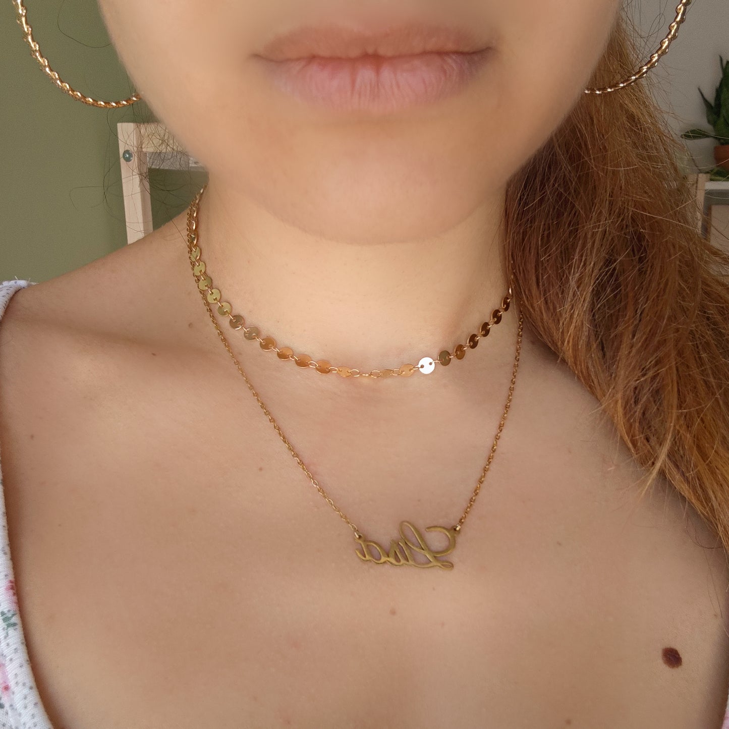 Choker "Old but Gold" in acciaio inox dorato