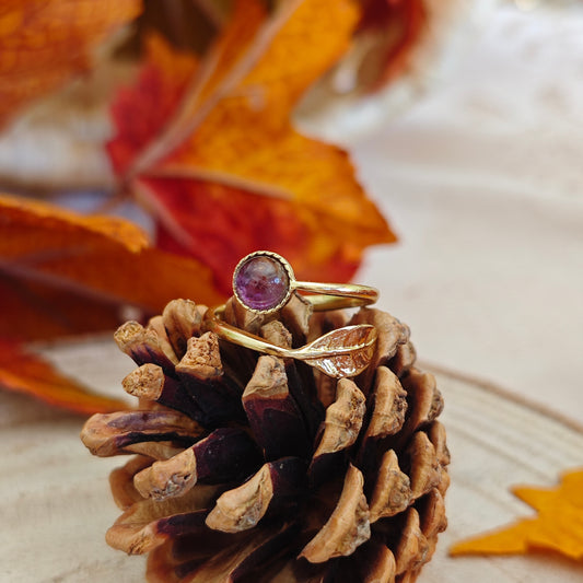 "The Enchanted Leaf" Ring