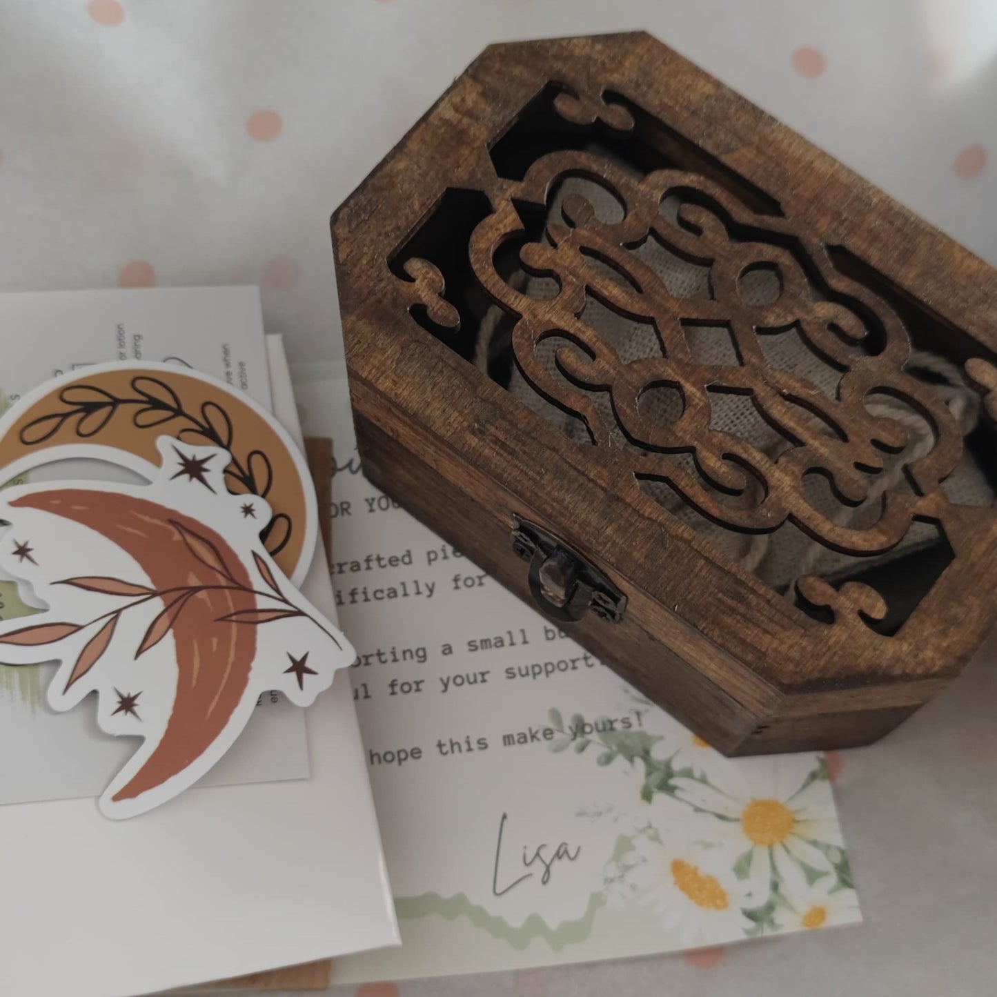 RISERVATO - Collana Locket apribile con verbena, argento 925 anticato, versione 2