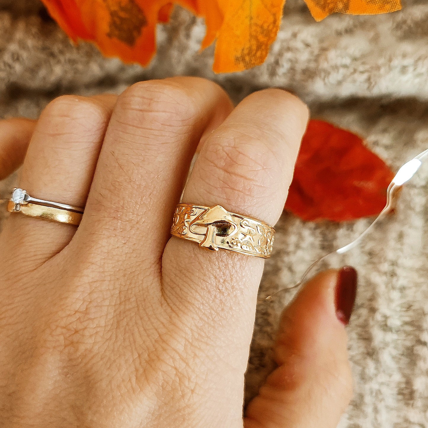 "Fungi" band ring
