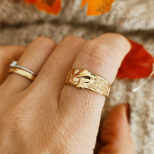 "Fungi" band ring