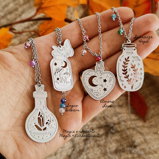 "Magic Jar" necklace