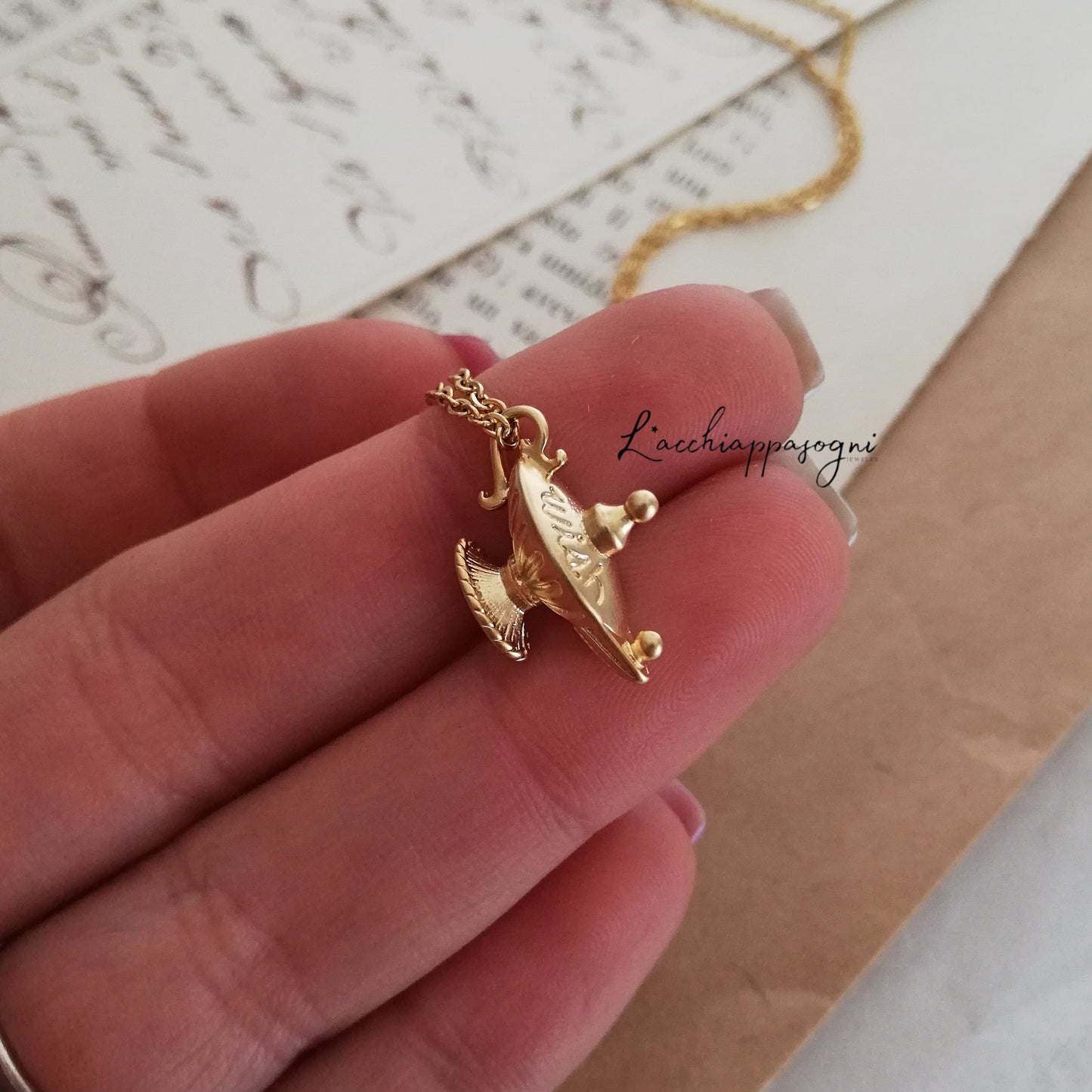 Collana Lampada Magica "Make a Wish"