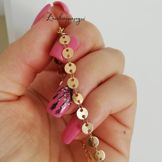 Choker "Old but Gold" in acciaio inox dorato