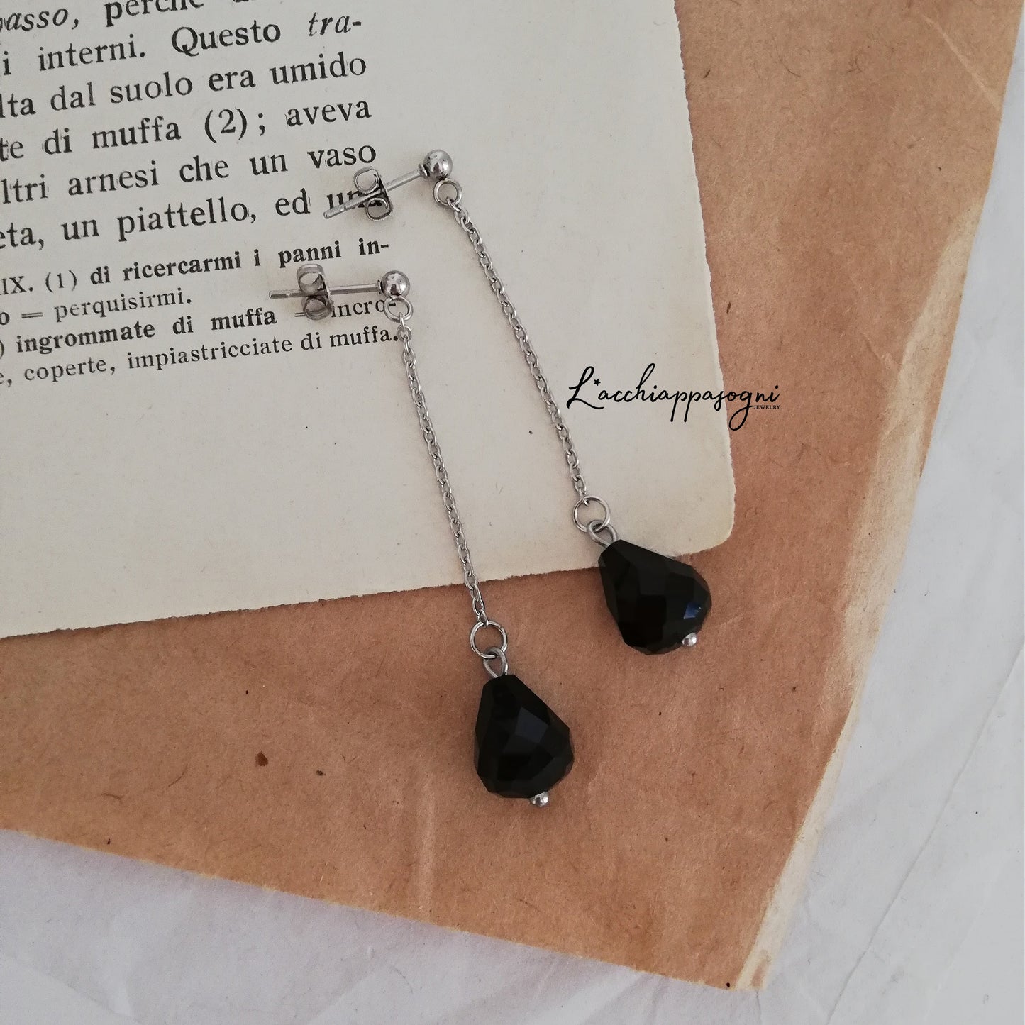 Orecchini Art Deco a goccia