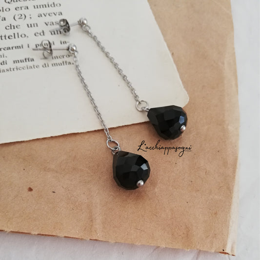 Orecchini Art Deco a goccia