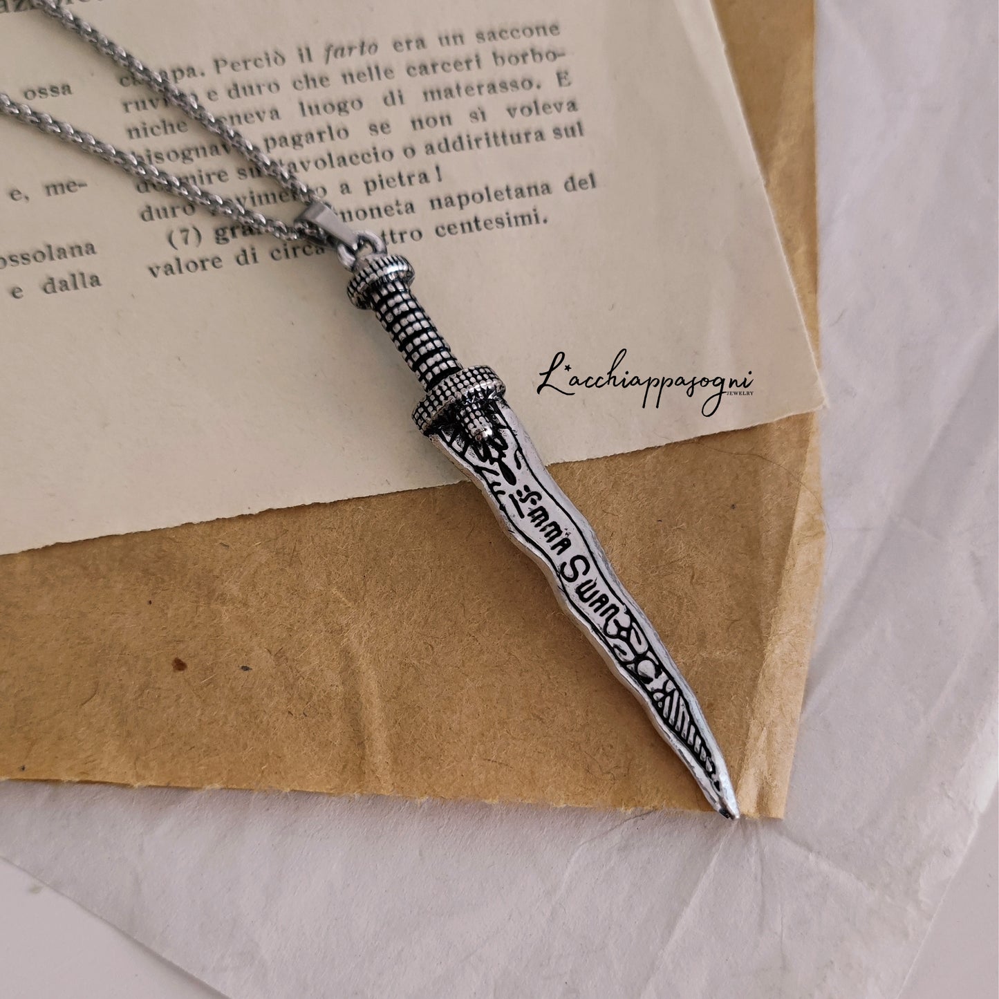 Collana Pugnale del Signore Oscuro