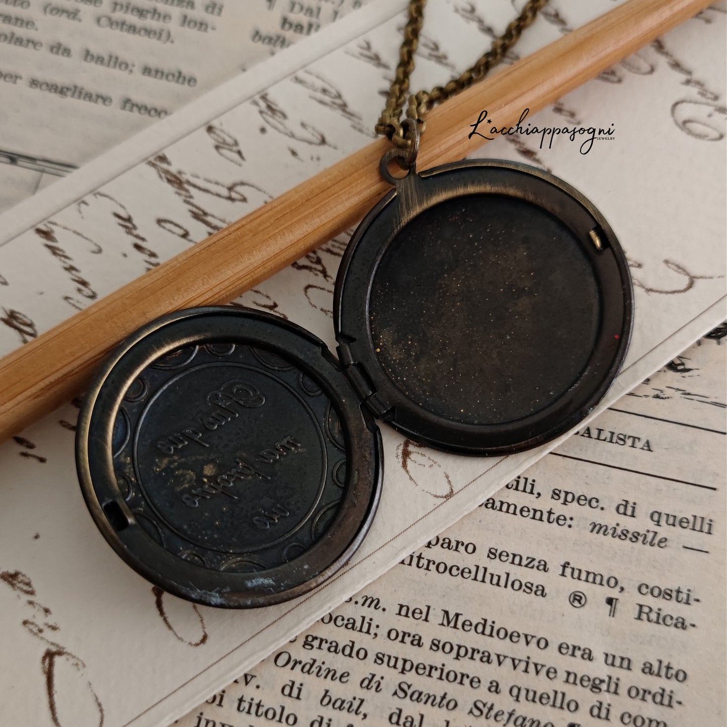 Locket apribile "Plus que ma propre vie"